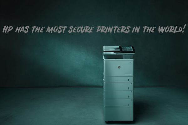 hp printer with security